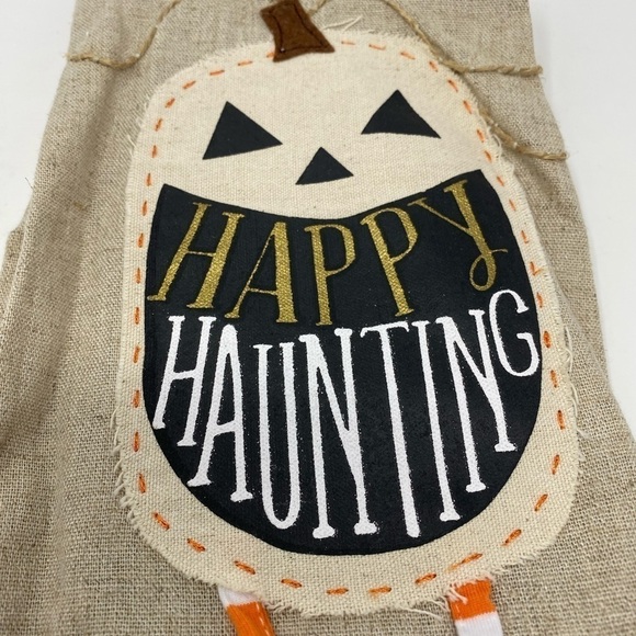 Happy Haunting Halloween Pumpkin Decorative Dish Towel - Picture 2 of 7